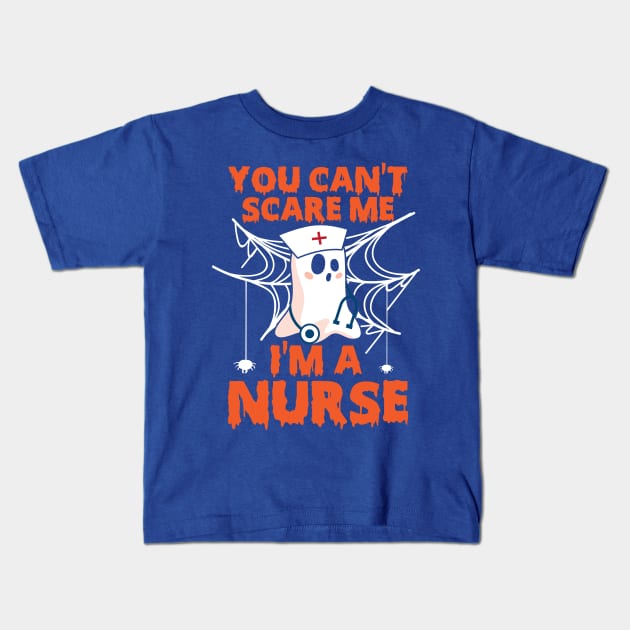 Halloween nurse Kids T-Shirt by Positively Petal Perfect 